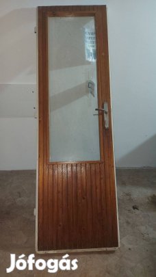 Fa ajtó szép állapot üveges keret nélkül jelképes 2900Ft Veszprém