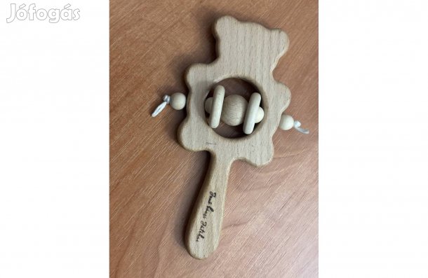 Fa baba csörgő 14-cm