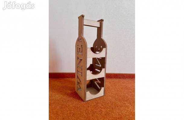 Fa bortartó, bármilyen űrtartalmú boros üveghez, vadonat új