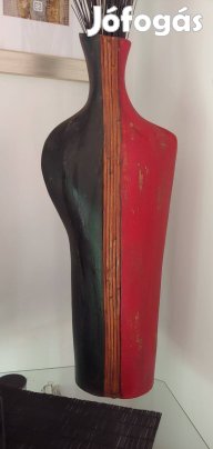 Fa dekorációs váza
