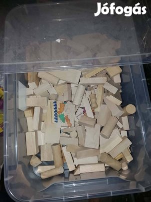 Fa építőkocka építőjáték faépítő játék