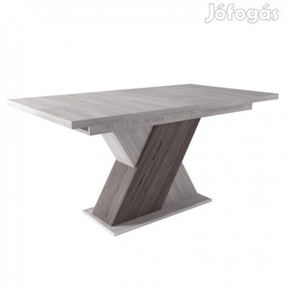 Fa étkezőasztal 160+40x85 Katthult-Sötét katthult T28818-2-7010