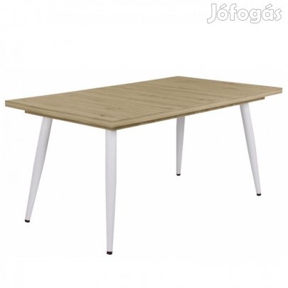 Fa étkezőasztal fehér lábbal Artisan tölgy T28815-2-6990