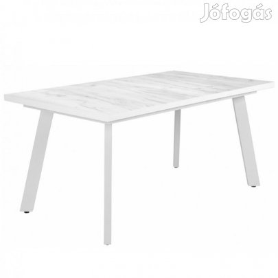 Fa étkezőasztal fehér lábbal Fehér tölgy T28826-2-7054