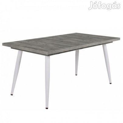 Fa étkezőasztal fehér lábbal Frizo szürke T28815-2-6993
