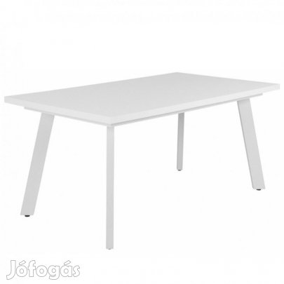 Fa étkezőasztal fehér lábbal Rusztik fehér T28826-2-7058