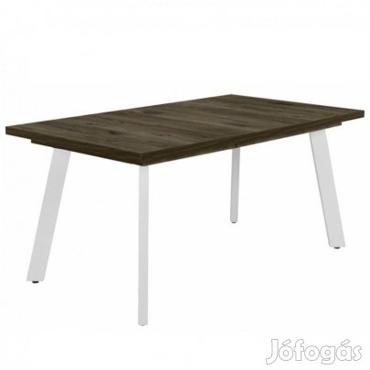 Fa étkezőasztal fehér lábbal Sötét justus tölgy T28826-2-7061