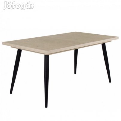 Fa étkezőasztal fekete lábbal Cotta cremona T28814-2-6980