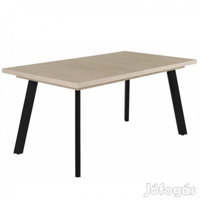 Fa étkezőasztal fekete lábbal Cotta cremona T28825-2-7042