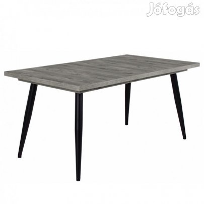 Fa étkezőasztal fekete lábbal Frizo szürke T28814-2-6982