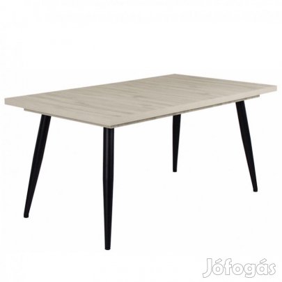 Fa étkezőasztal fekete lábbal Justus tölgy T28814-2-6983