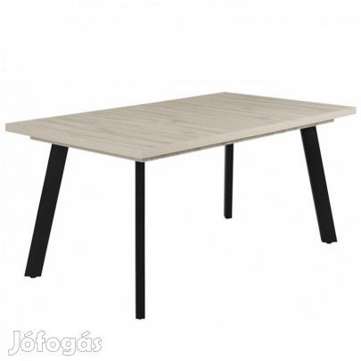 Fa étkezőasztal fekete lábbal Justus tölgy T28825-2-7045