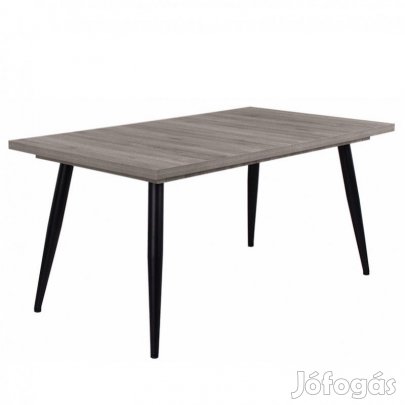 Fa étkezőasztal fekete lábbal San remo tölgy T28814-2-6986