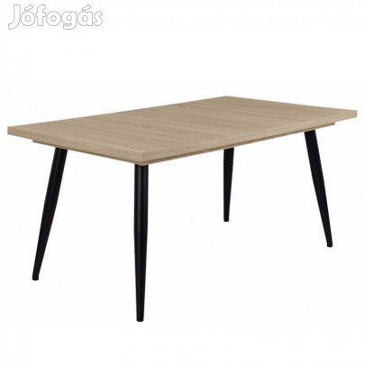 Fa étkezőasztal fekete lábbal Sonoma tölgy T28814-2-6987