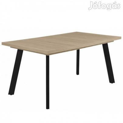 Fa étkezőasztal fekete lábbal Sonoma tölgy T28825-2-7049