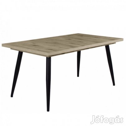 Fa étkezőasztal fekete lábbal Viking tölgy T28814-2-6989