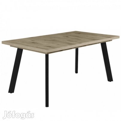 Fa étkezőasztal fekete lábbal Viking tölgy T28825-2-7051