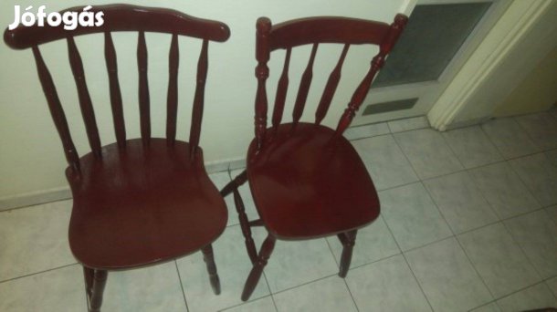 Fa étkezőszék 2db bonanza jellegű