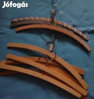 Fa fogas vállfa ruhatároló