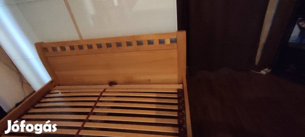 Fa franciaágy 140*200-as  matraccal eladó 