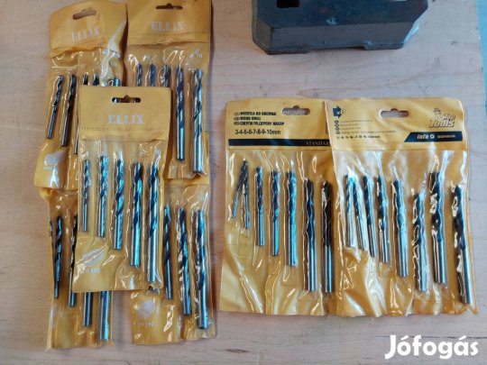 Fa furószár készletek eladók 