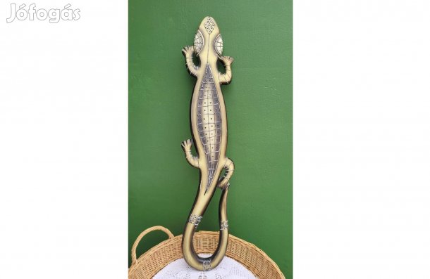 Fa gekkó fali dekoráció