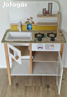 Fa gyerekkonyha játékkonyha 60x85x30cm