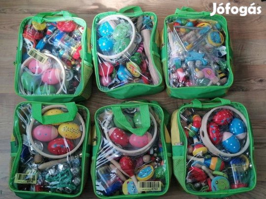 Fa hangszerkészlet Új