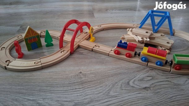 Fa játék vonat