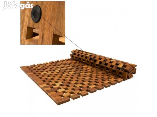 Fa kádkilépő, szőnyeg, kilépő