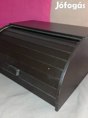 Fa kenyertartó, 18 cm magas