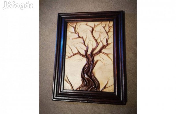 Fa kép kb 20 x 30 cm - bőr