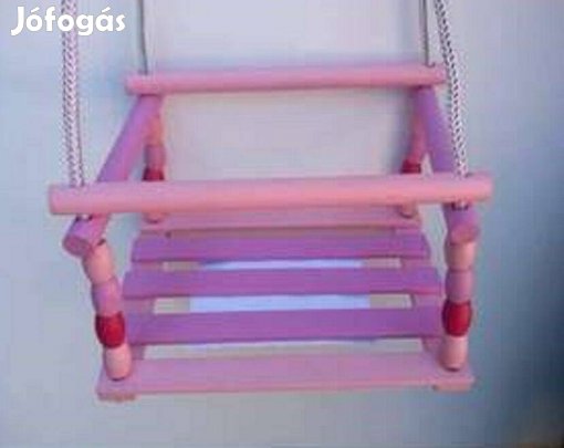 Fa keretes hinta, rózsaszín-lila