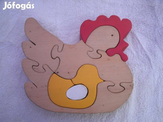 Fa kirakós játék 6 darabos ügyességi készségfejlesztő játék