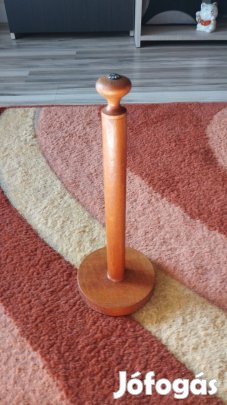 Fa konyhai papírtörlő tartó