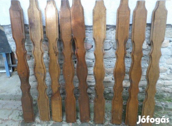 Fa korlát kerítés elem akácfa Új