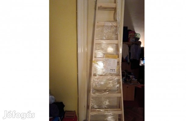 Fa létra 8 fokos új, eladó 25.000 Ft-ért!