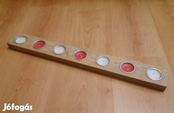 Fa mécsestartó gyertya tartó díszvilágítás új hangulat fény