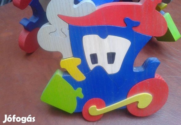 Fa mozdony lámpa gyerek szoba csillár