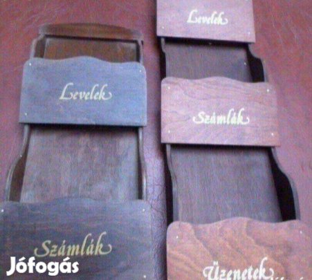 Fa polc falipolc irattartó