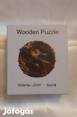 Fa puzzle dobozában