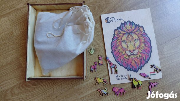 Fa puzzle fa dobozban eladó hiánytalanul