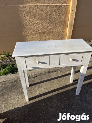 Fa régi konzolasztal 80x30/,76cm eladó bp/17