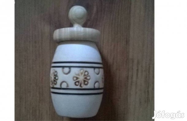 Fa só/bors szóró, fűszertartó, kézműves termék