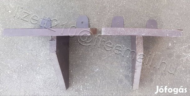 Fa sötétbarna polc szett