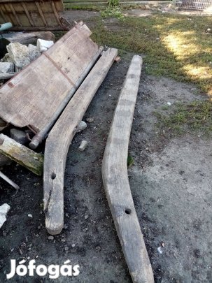 Fa szánkótalp és szekér alkatrészek eladók