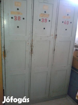 Fa szekrény, öltözőszekrény eladó