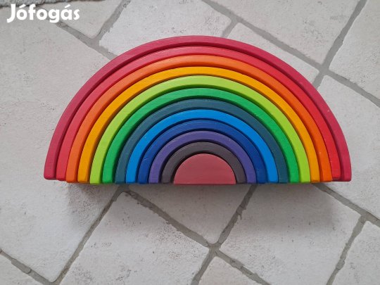 Fa szivárvány építő 