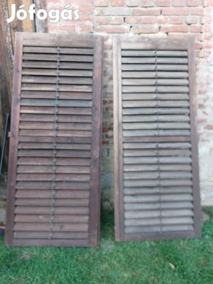 Fa zsaluk, 2 szárnyas ajtó zsalu