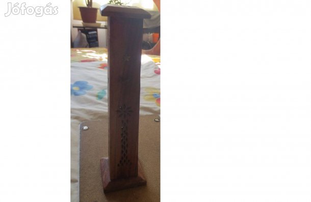 Fából készült füstölő tartó eladó
